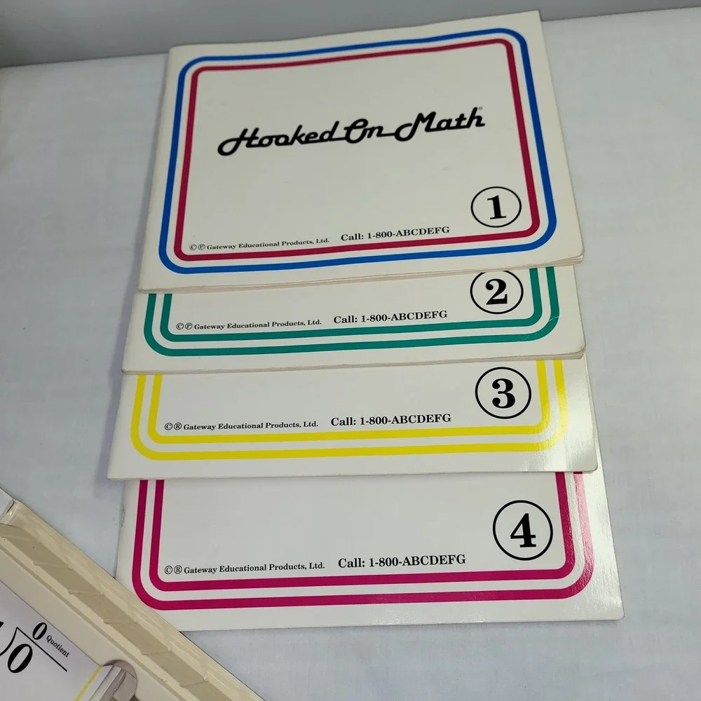 Hooked On Math Educational Learning System Flashcards Workbooks Homeschooling